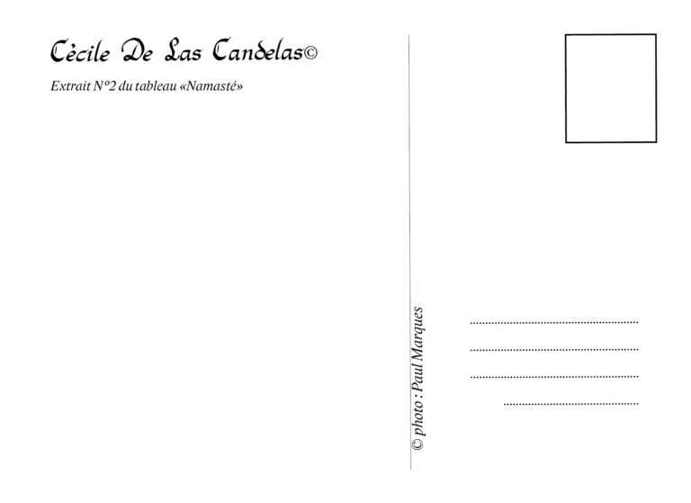 N°99 - Carte "Namasté"